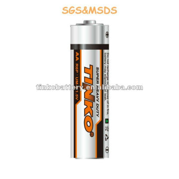 Batterie lourde R6P taille AA 1.5V